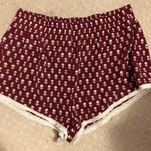 Loose Patterned Shorts